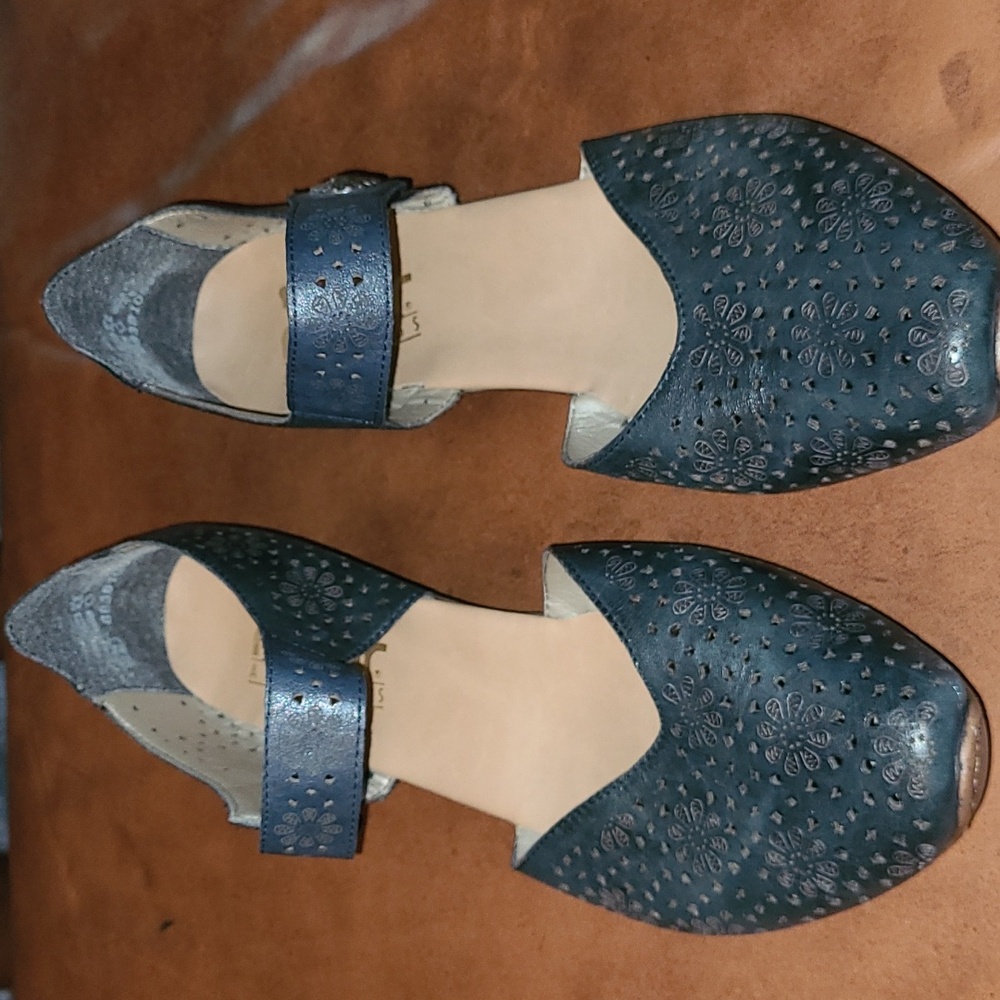 ❤️Excellent Rieker Mirjam Perforated Mary Jane Heels❤️